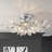 Kaianna 4 - Light Dimmable Unique/Statement Sputnik Flush Mount with Crystal Accents-2027223791