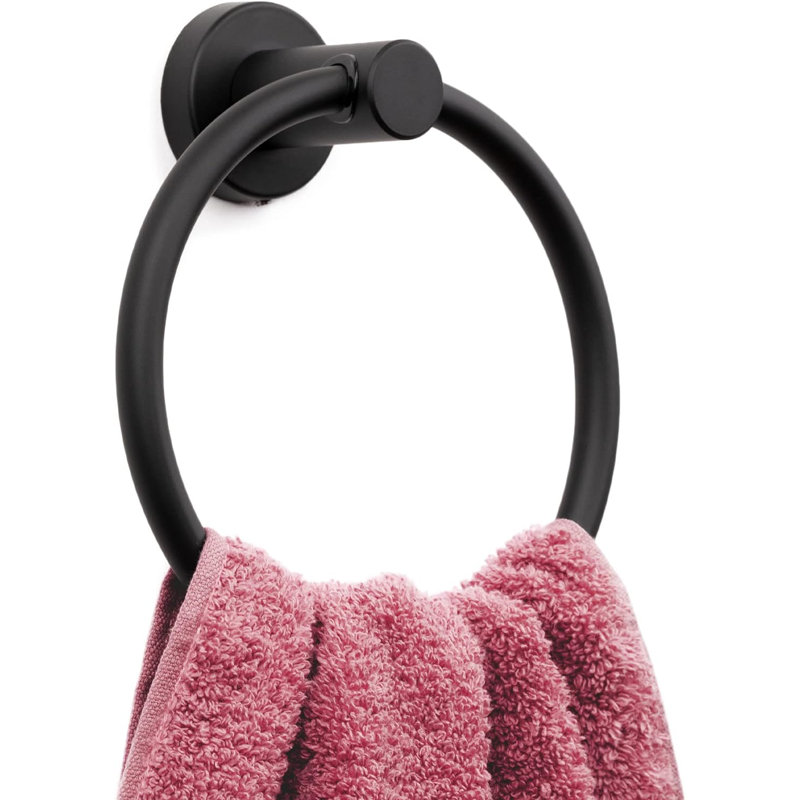 Towel Ring, Matte Black