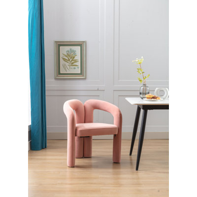 Ensemble de 2 chaises d'appoint 25,2 pouces revêtues de velours