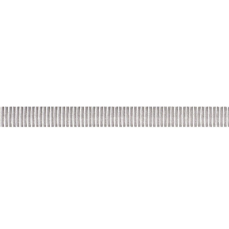 Narrow Faille Tape, Silver