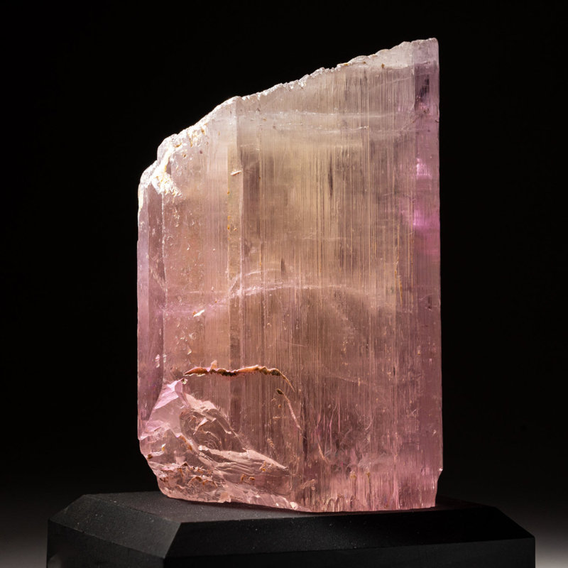 Gem Kunzite Crystal from Nuristan Province, Afghanistan