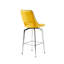 Bacarri Swivel Upholstered Counter Stool with Metal Frame-2096985572