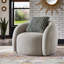 Chaise d'appoint Doniphan Modern Boucle-1322541796