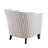 Upholstered Stripe Barrel Chair