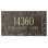 Personalized Pinecone 2-Line Wall Address Plaque