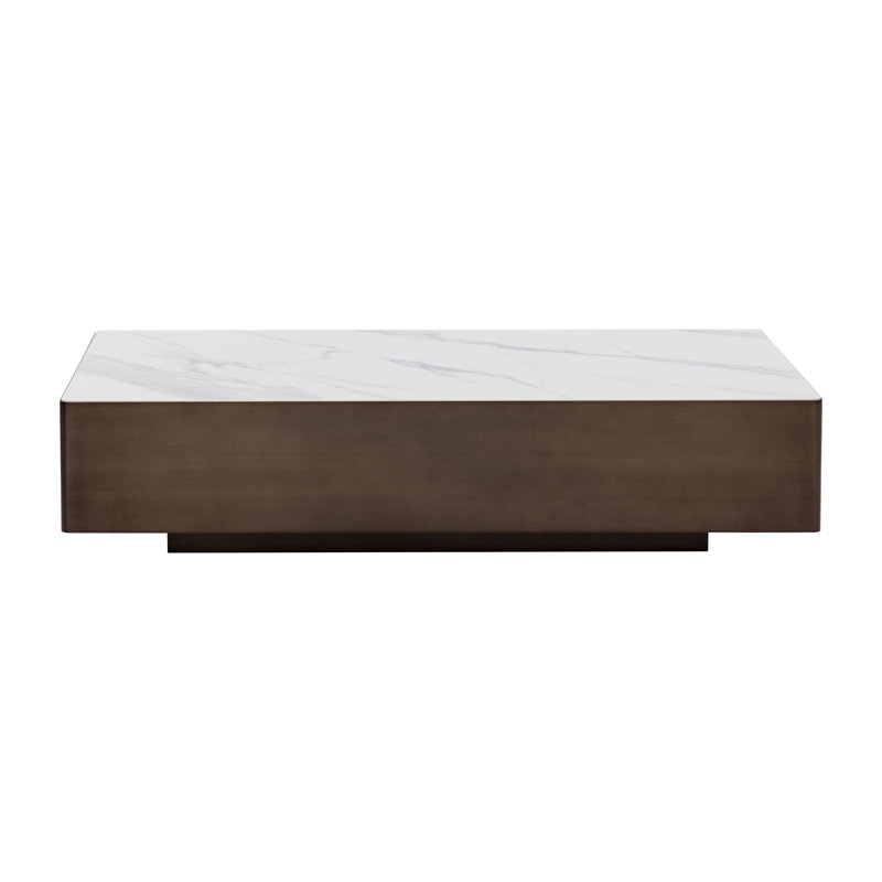 TABLE BASSE LENAY - Blanc