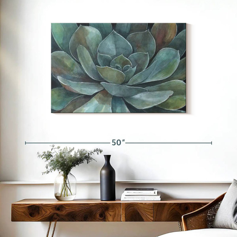 Harnek Rustic Succulent, 24" H x 36" W