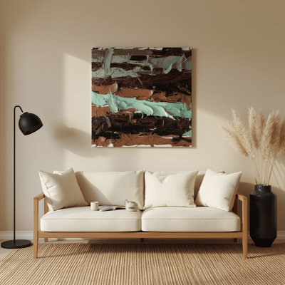 «Neo Expressionism 60», art mural en métal noir