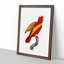 Red-and-Gold Lory by F. Levaillant - Picture Frame Painting Print-55598454-55598455