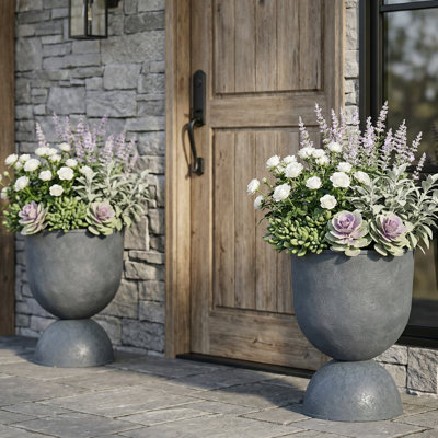 22.4 Inch Tall PE Tumbler-shaped Planter Pots