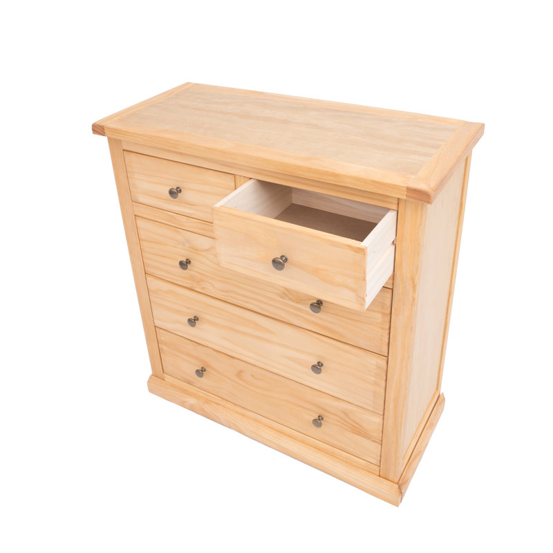 Dedrick 90cm W 5 - Drawer Chest of Drawers