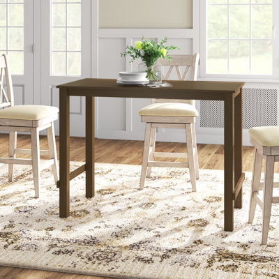 Alberica Solid Wood Base Dining Table
