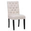 Chaise d'appoint rembourrée en lin capitonné Wren-263736403-197857312