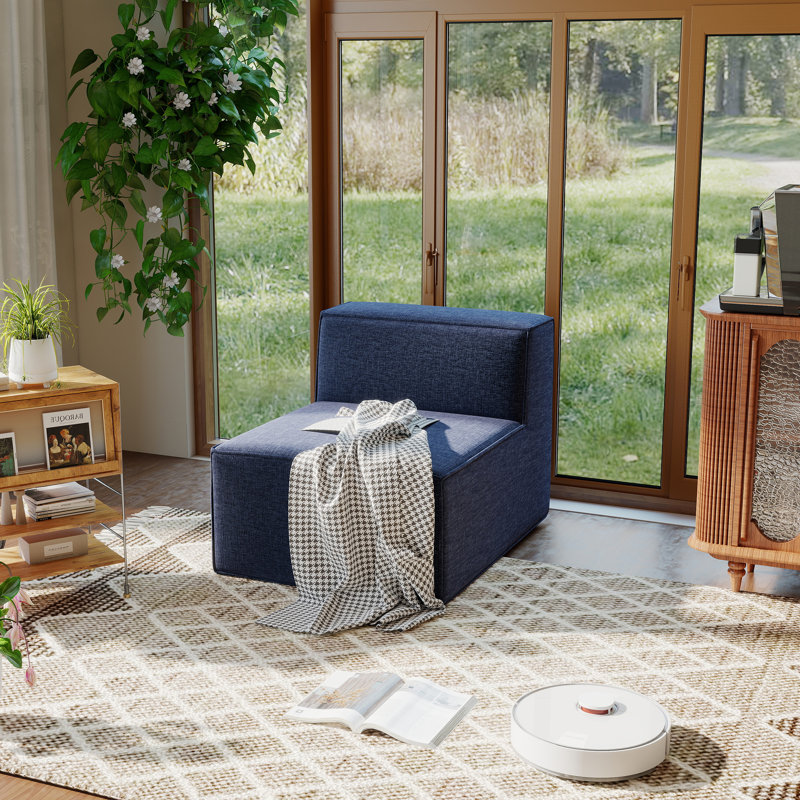Fauteuil de coin Compression Comfy Cloud, Bleu