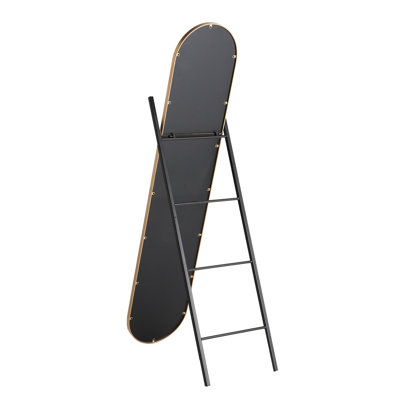 Melony Metal Oval Floor Mirror