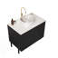 Meuble-lavabo de salle de bain autoportant 2 portes avec évier-199360407