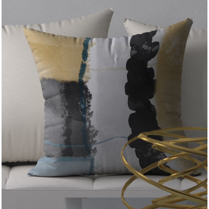 Reversible Throw Pillow, 18" x 18"