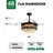 48" 3-Blades Crtsyal Chandelier Ceiling Fan with Light