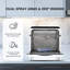 Simzlife 16.5 in. Countertop Compact Dishwasher in White with 3-Cycles, 6-Modes, 4-Place Settings Capacity, 40 dBA