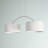 Konur 2 - Light Brushed Nickel Kitchen Island Pendant