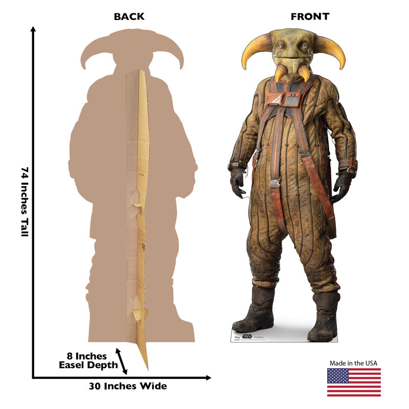 74'' Life-size Star Wars IX Boolio Cardboard Standup