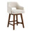 Tabouret de comptoir rembourré Lainey
