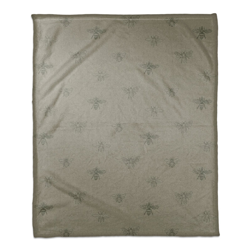 Hand Woven Throw Blanket, Green