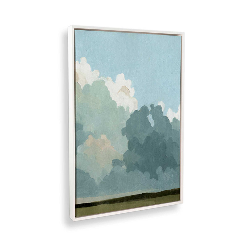 «Tranquil Overgrowth II», H 12,75 po x l 8,75 po, Blanc opaque
