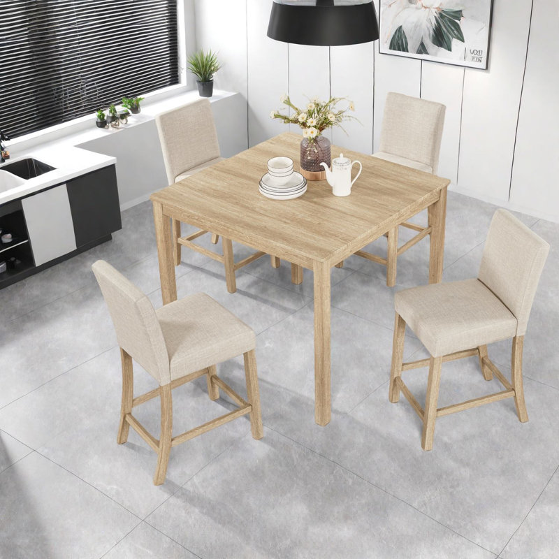 Ensembles de table de salle à manger peu encombrants (doit inclure à la fois la table et la chaise), cuisine moderne en bois MDF