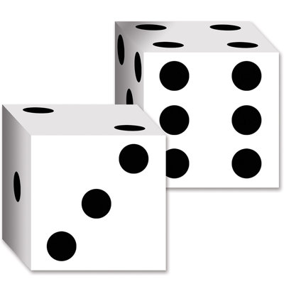 Boîte à cartes Casino Dice