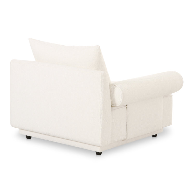 Fauteuil Catalya, Boucle blanche Novax