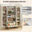 Armoire de rangement 47 po avec 12 tablettes de porte