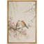 "Romantique paire d'oiseaux sur une branche de cerisier en fleurs", reproduction d'art sur toile encadrée-124795649-124795650