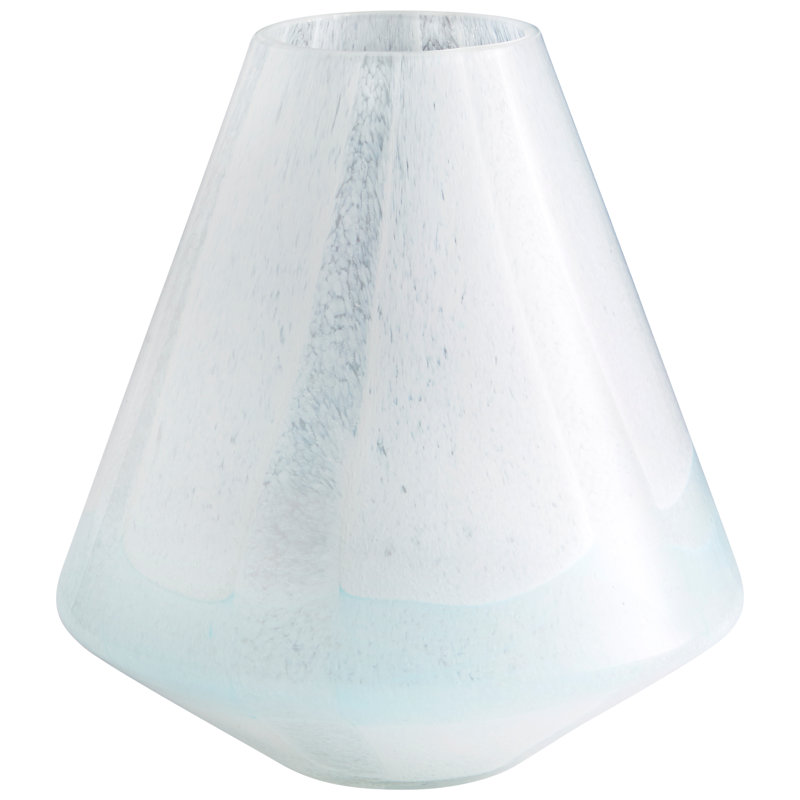 Backdrift Glass Table Vase, 11" H x 9.75" W x 9.75" D