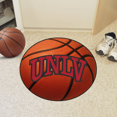 NCAA University of Nevada, Las Vegas (UNLV) Basketball 27 in. x 27 in. Non-Slip Indoor Only Mat -  FANMATS, 1977