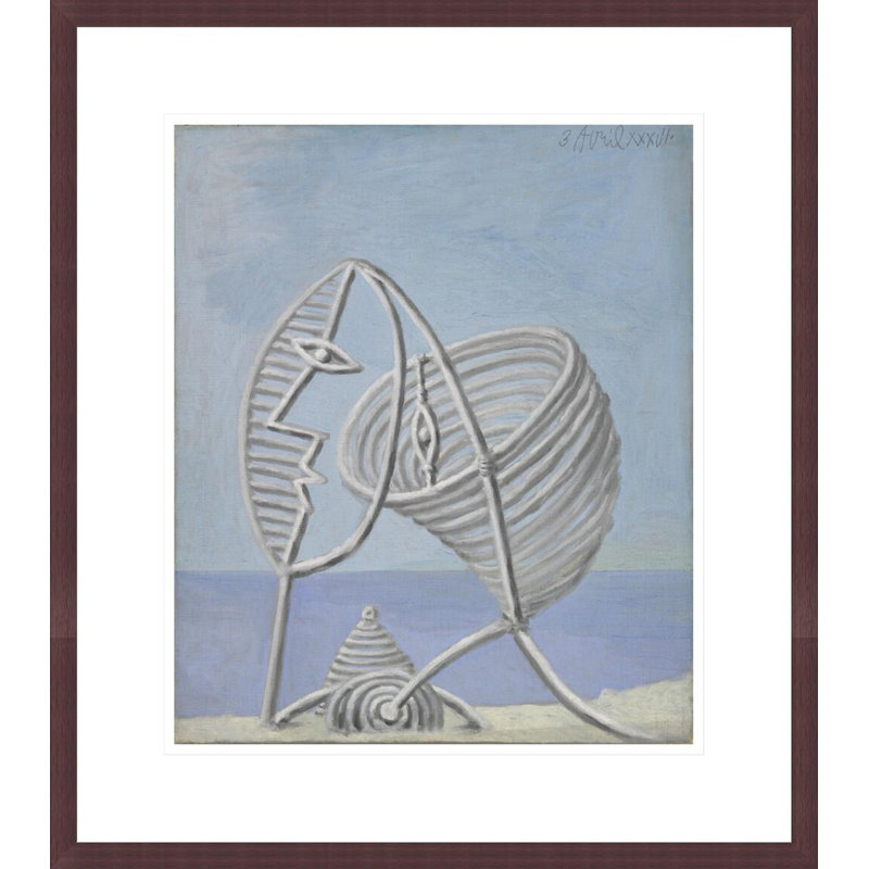 Portrait de jeune fille par Pablo Picasso, H 20,09 po x l 17,75 po