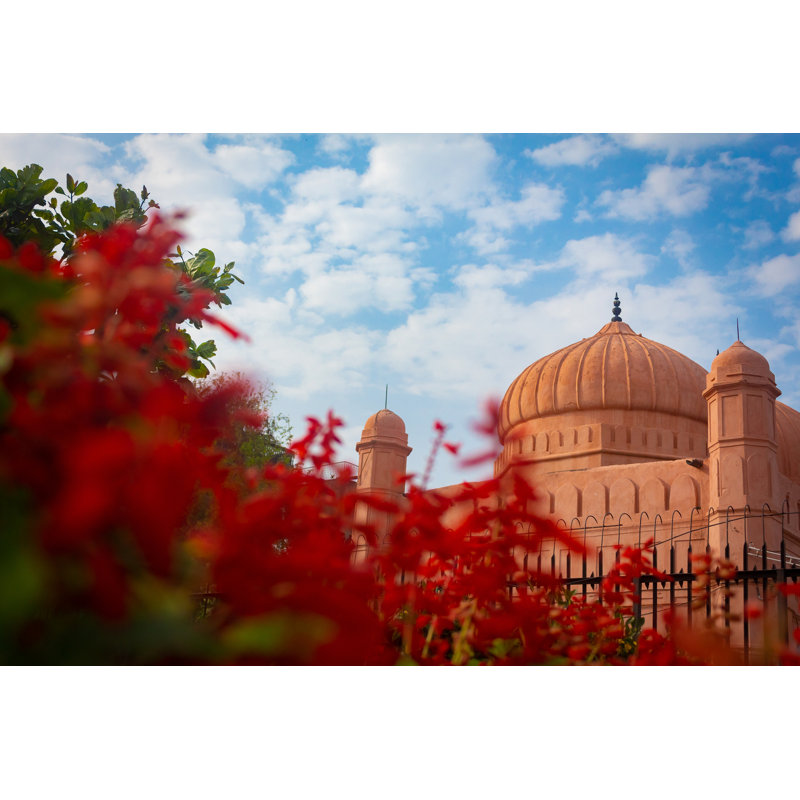 Mosquée du fort de LALHAGH - photographie sur toile tendue, H 12 po x l 18 po