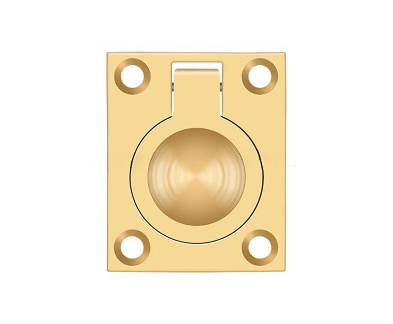 Ring Pull, PVD Polished Brass