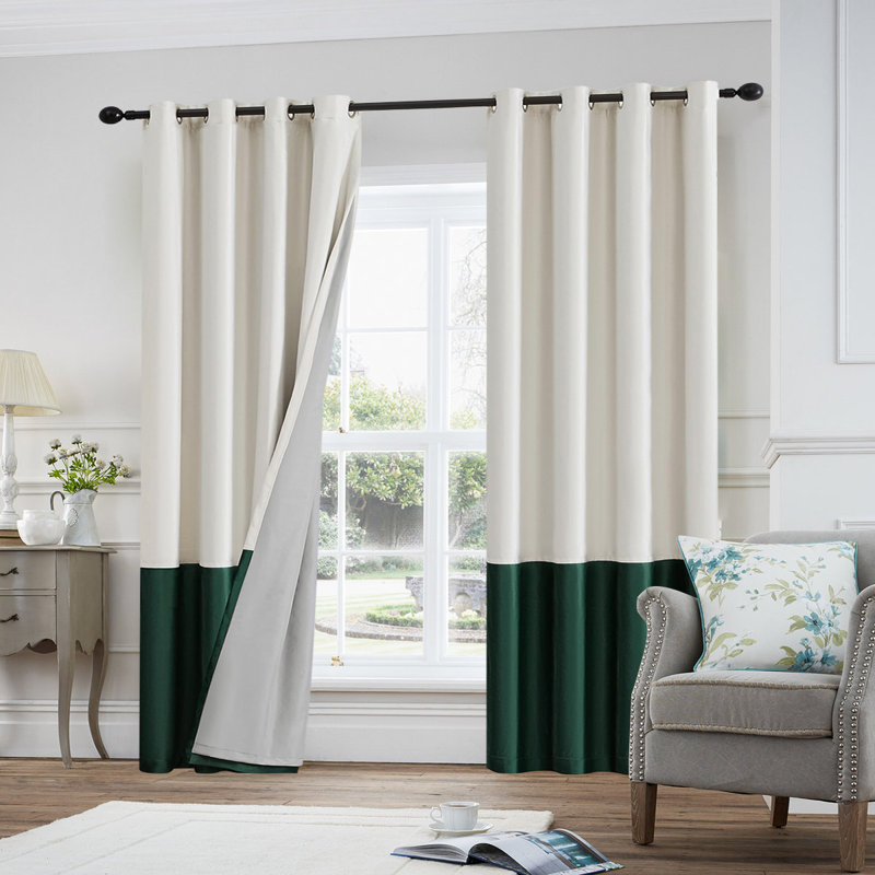 100% Full Blackout Velvet Curtains,2 Panels, 52" W x 84" L