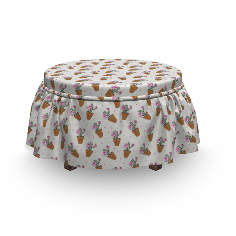 Housse pour repose-piedss de cactus exotiques