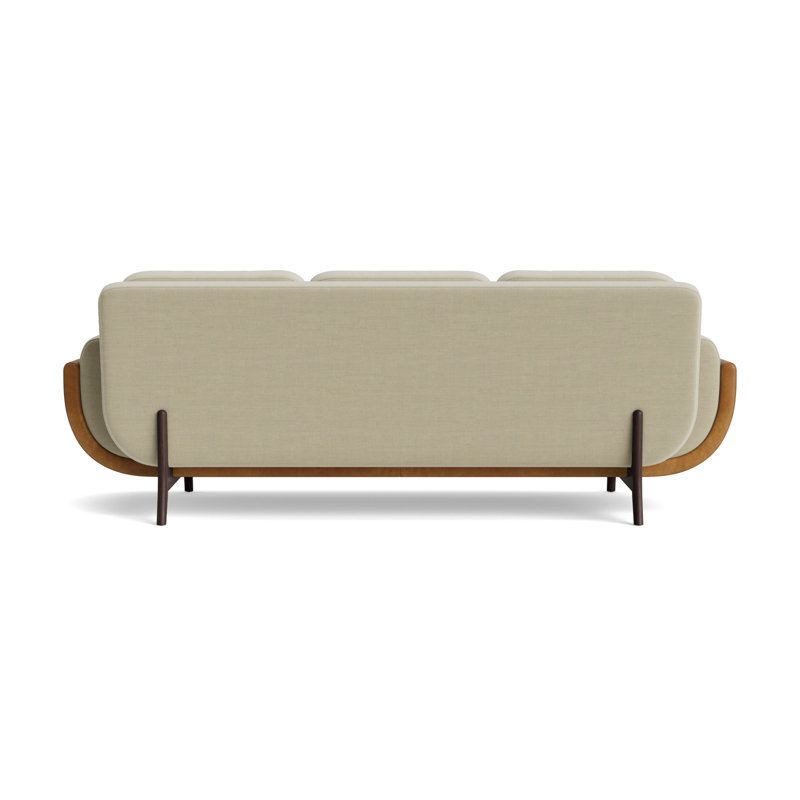 Regatta 100 Sofa, Performance Linen - Flax/Bedford - Saddle, Java