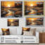 Golden Sunrise Silhouetted IV - Landscapes Wall Decor-2049993047-2049993040