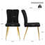 Chaise de salle à manger en laine Modern Teddy
