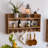 Rustic Solid Wood Wall Shelf