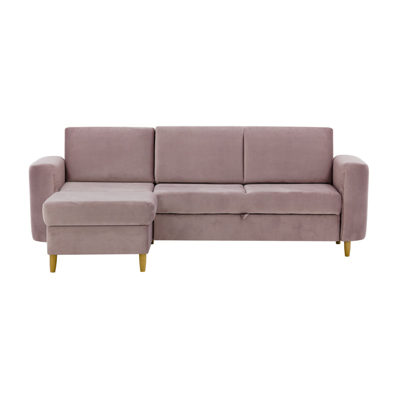 Chaim 4 Seater Sofa Bed, Pink