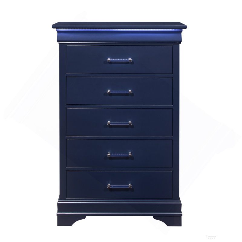 COFFRET BLEU CHARLSTON AVEC DEL, Bleu