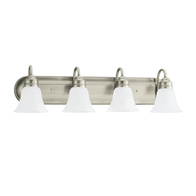 Berrera 4 - Light Dimmable Vanity Light, Antique Brushed Nickel