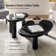 Sandown Modern Asymmetric Cloud Nesting Coffee Table