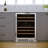 EdgeStar Dual Zone 23.5'' Built-In 46 Bottle Wine Refrigerator with Reversible Door