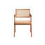 2 fauteuils avec accoudoirs naturels et élégants